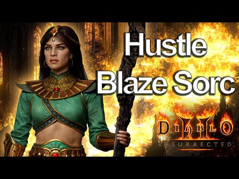 Hustle Blaze Sorceress Build Experimentation (Diablo 2 Resurrected) Patch 2.7