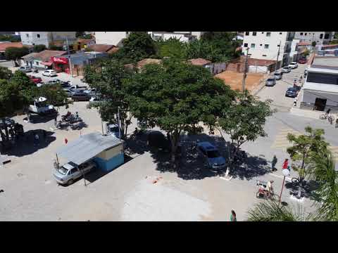 Curral de Dentro MG - Feirinha, praça da Cidade