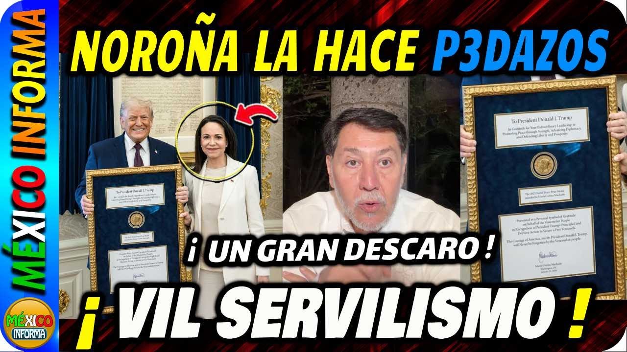 N0R0ÑA HACE P3DAZ0S A MARÍA CORIN4. PRESUMIENDO FOTO CON TRUMP.