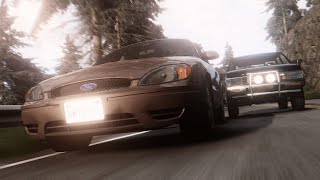 【BeamNG】峠でカーチェイス！トーラス VS テラノ