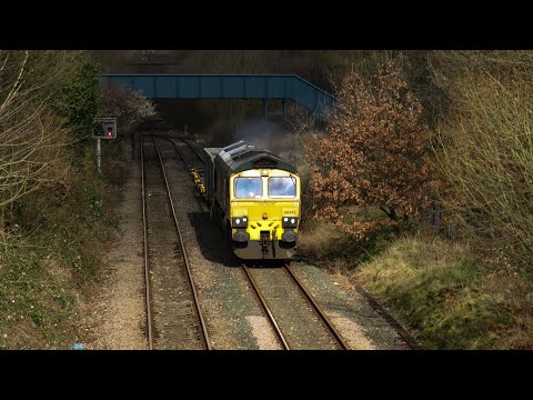 Freightliner Class 66 No. 66542 on 4H68 Guide Bridge Yard - Crewe Basford Hall on 27.02.2020 - HD