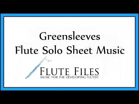 Greensleeves Flute Piano Performance Video