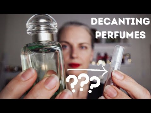 HOW TO DECANT PERFUME (and remove rollerballs) I TheTopNote #perfumedecant