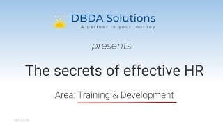 Training & Development Management