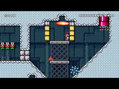 Pile&SpikeBall Castle (Super Mario Maker 2)