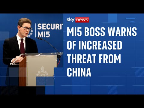 MI5 boss warns of rising global threats and reveals China plot was smashed in the last week