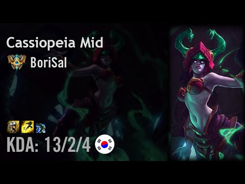 Cassiopeia Mid vs Kassadin - BoriSal - KR Challenger Patch 6.16
