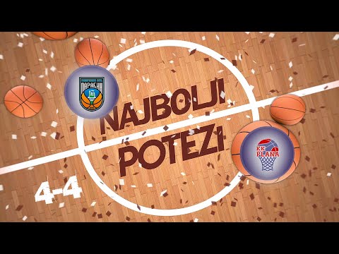 NAJBOLJI POTEZI - 03. KOLO ( KK PARAĆIN - KK PLANA ) 4-4