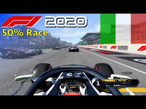 F1 2020 - Tsunoda Career Mode #15: 50% Race Italy | PS5