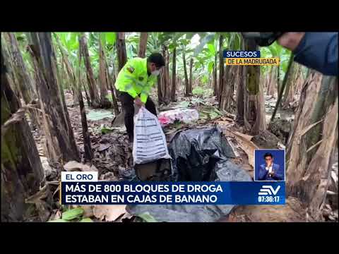 Police seize more than 1.4 tons of cocaine in two provinces.