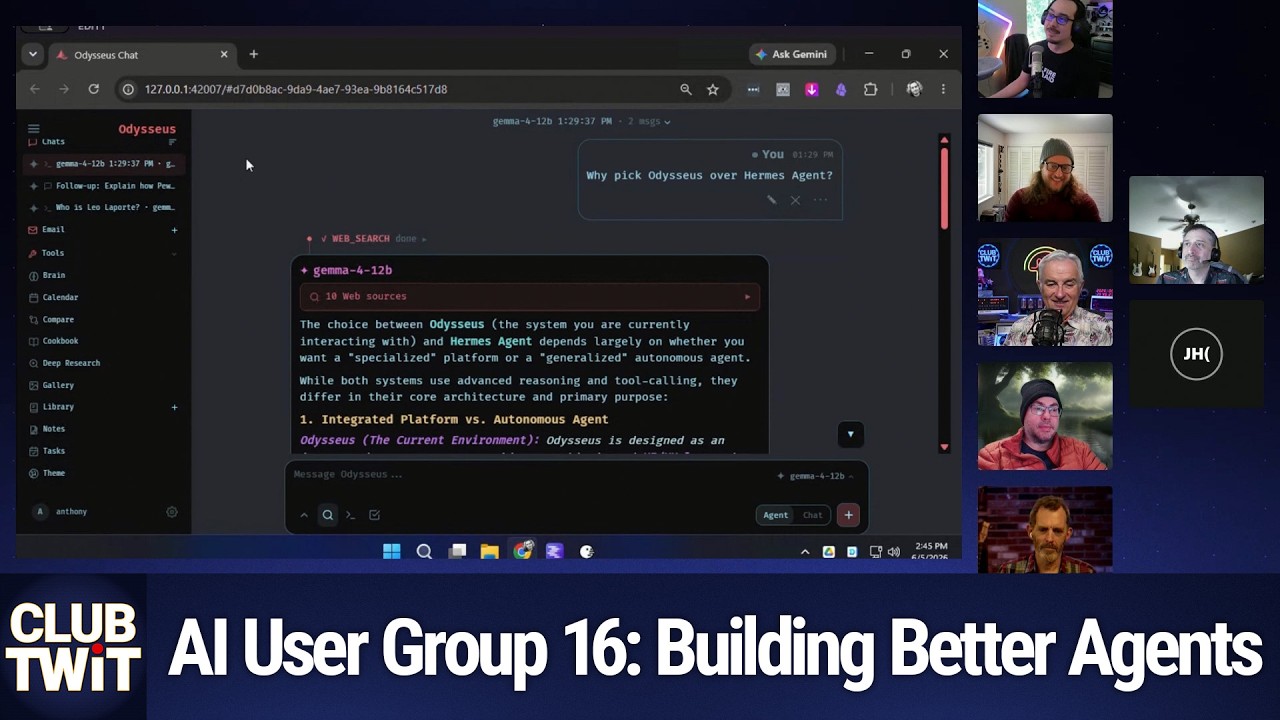 Club TWiT: AI User Group #16 - Building Better Agents