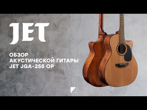 Обзор акустической гитары Jet JGA-255