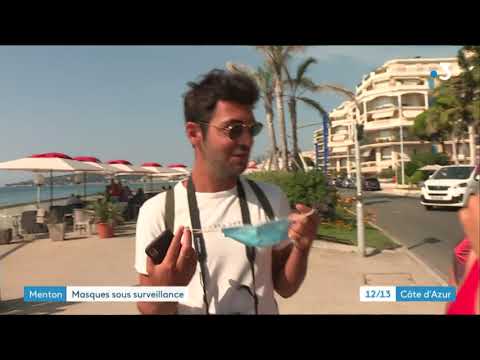 Menton : les verbalisations pour non port de masque ont commencé