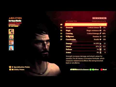 Dragon Age 2: Two Handed Warrior Guide