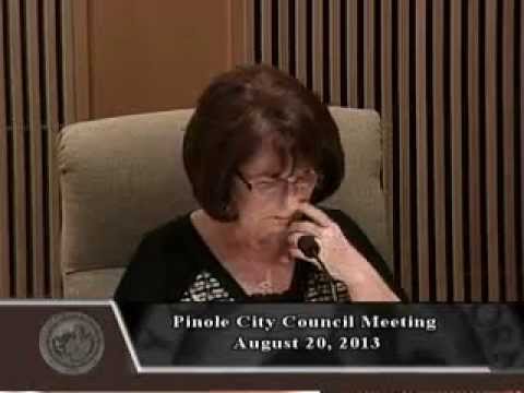 Pinole City Council Discusses Removal of Council Member from CBOC (09/03/2013)