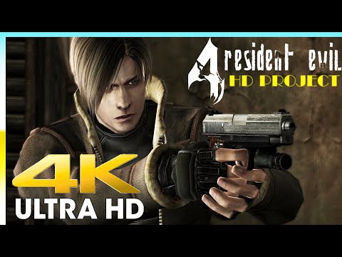 Resident Evil 4 HD Project 1.0 All Cutscenes Game Movie 4K 60 FPS Ultra HD