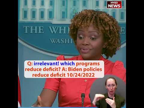 Q: irrelevant! which programs reduce deficit? A: Biden policies reduce deficit