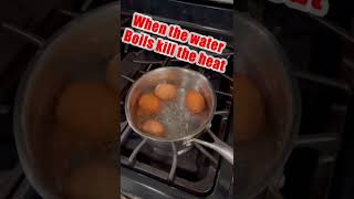 How to make the perfect hard boiled eggs easy to peel