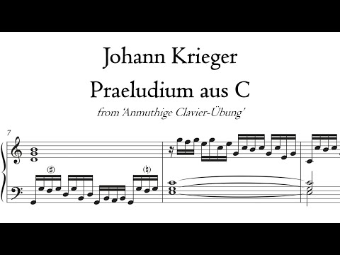 Krieger - Praeludium in C-Dur / C Major - Sieber Organ, Polná, Hauptwerk