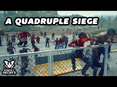 The BIGGEST ZOMBIE SIEGE You will Ever See [State of Decay 2 Lethal Zone]