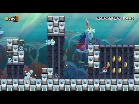 海底軍艦　Bowser's Battleship by スゲラプトル - SUPER MARIO MAKER - NO COMMENTARY 1bj