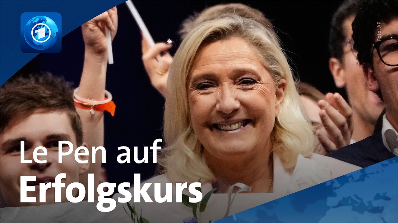 "Frankreich hat eine gute Zukunft vor sich": Marine Le Pen im Wahlkampf