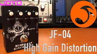 Video thumbnail for Joyo JF-04 High Gain Distortion by Cryptic Mask Guitar