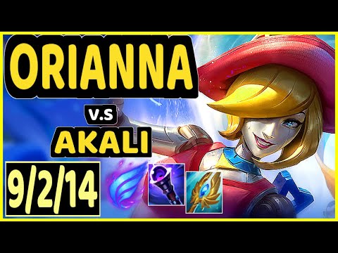NOMANZ (ORIANNA) vs AKALI - 9/2/14 KDA MID GAMEPLAY - EUW Ranked GRANDMASTER