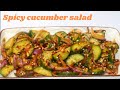 സ്പൈസി കുക്കുമ്പർ സാലഡ്|Spicy Cucumber Salad|Malayalam|Taste and Cuisine By Sa
