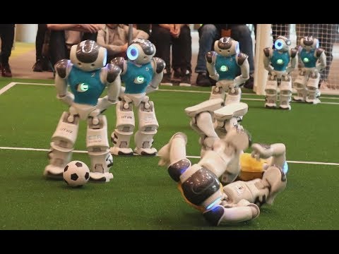 Robocup 2019 SPL Semi Final - HTWK vs. Nao Devils