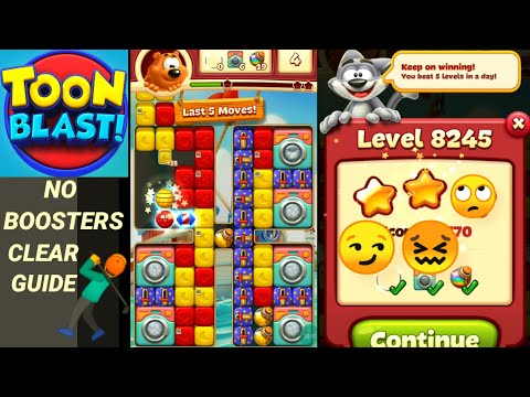 Toon Blast Level 8245