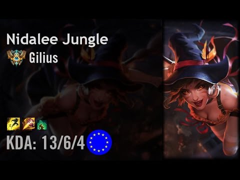 Nidalee Jungle vs Graves - Gilius - EUW Challenger Patch 6.12
