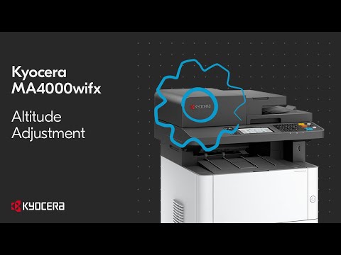 Kyocera MA4000x — настройка высоты над уровнем моря