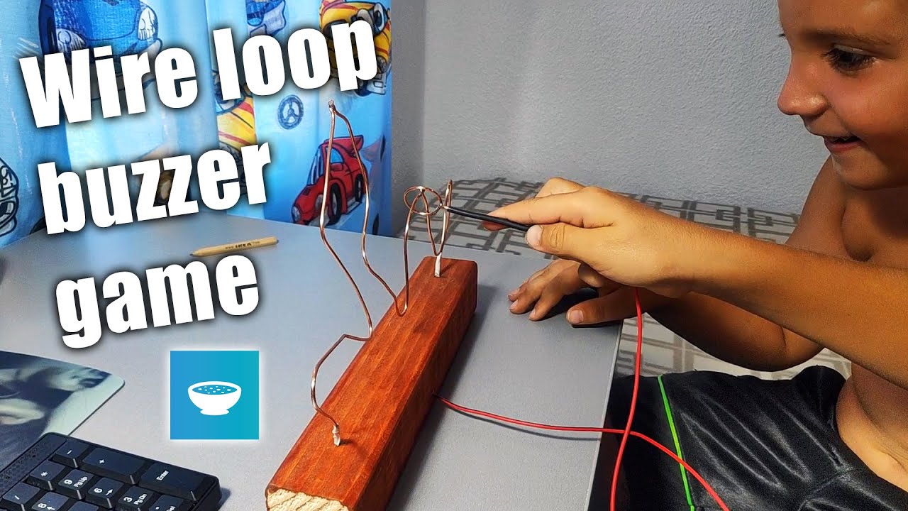 How to make a wire loop game - Easy DIY project for kids