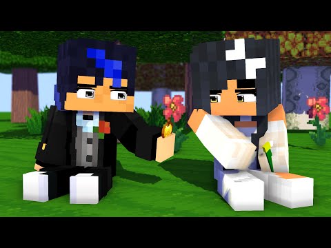LOVE ME OR NOT? POI POI SHUFFLE DANCE APHMAU WEDDING TO EIN - MINECRAFT ANIMATION #shorts
