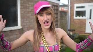 Katy Lees cleaner by day and Chardonnay the chav wrestler at night.