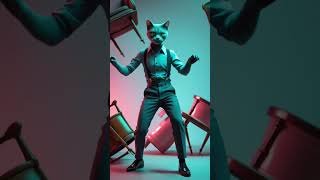Cats Dancing Better than humanos #fy #cat