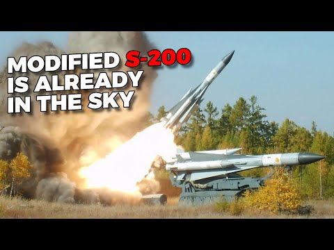 The first video of the launch of the S-200 anti-aircraft missile