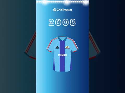 Mumbai Indians' jersey over the years