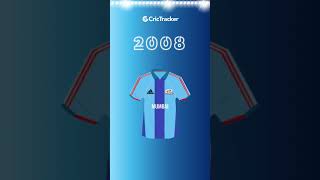 Mumbai Indians' jersey over the years