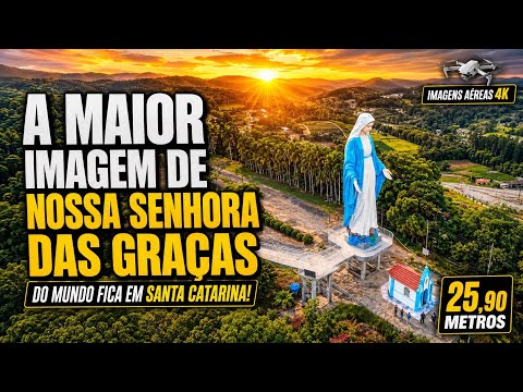 A MAIOR Imagem de Nossa Senhora das Graças do Mundo | Oratório em Laurentino - SC 🇧🇷