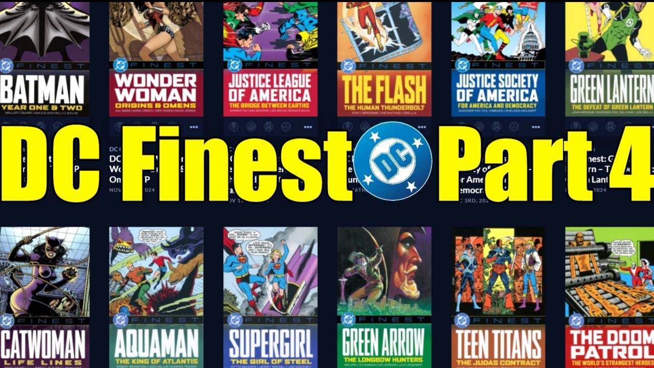 DC FINEST Graphic NOVELS - Part 4 - New RELEASES + Speculation - DC War - DC Horror - The Spectre