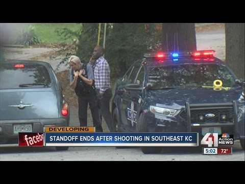 Standoff ends after shooting in southeast KC