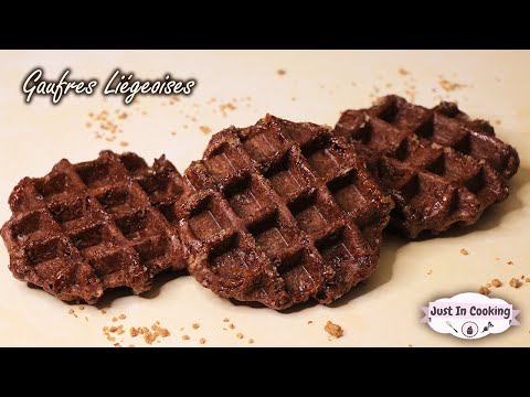 Chocolate Liège Waffles
