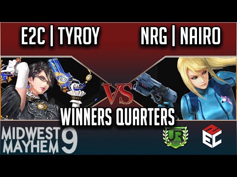 Midwest Mayhem 9 WINNERS QUARTERS - E2C | Tyroy (Bayonetta) vs NRG | Nairo (Zero Suit Samus, Mewtwo)