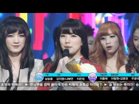 120304【SBS 人氣歌謠】miss A - 一位