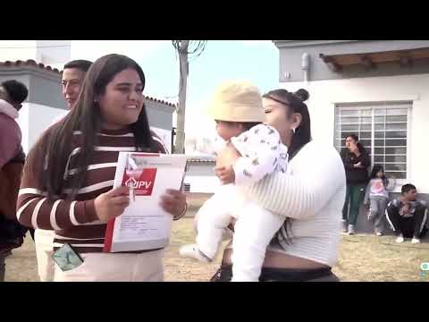 Con fondos provinciales, Sáenz entregó 40 viviendas en Moldes y reactivó una obra paralizada