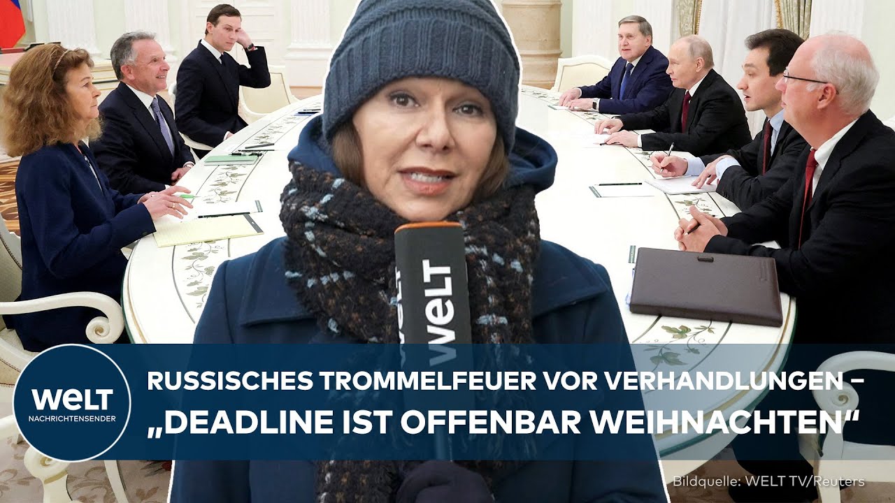 PUTINS KRIEG: Trump macht brutal Druck auf Ukraine ‒ Witkoff bringt Deadline für Weihnachtsfrieden