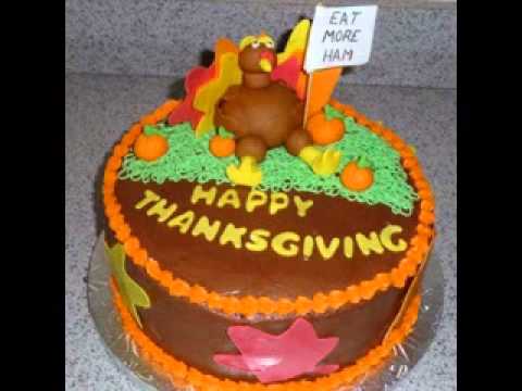 Creative Thanksgiving cake decor ideas