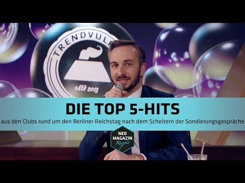 Die Top 5-Hits aus den Clubs um den Berliner Reichstag nach dem Scheitern der Sondierungsgespräche
